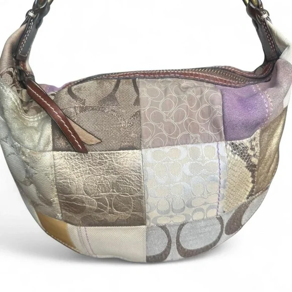 Coach Patchwork Shoulder Bag Vintage Y2K - Picture 2 of 8
